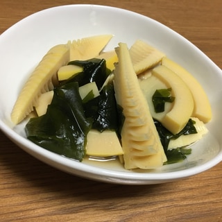 わかめと筍の若竹煮